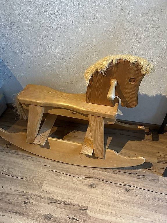Altre altalene da giardino: Schaukelpferd aus Massivholz – Usato da Bachs venduto da jok_8p6r