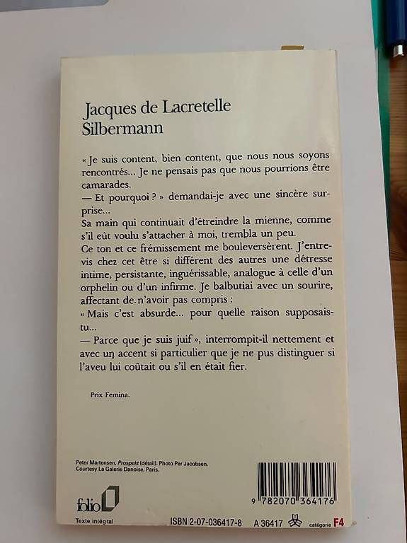 Libri: Silbermann Lacretelle – Usato da Zürich venduto da Nia_S 1