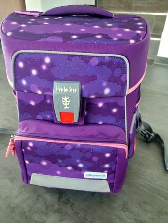 Step by Step Schulrucksack – Playmobil – Violett/Pink