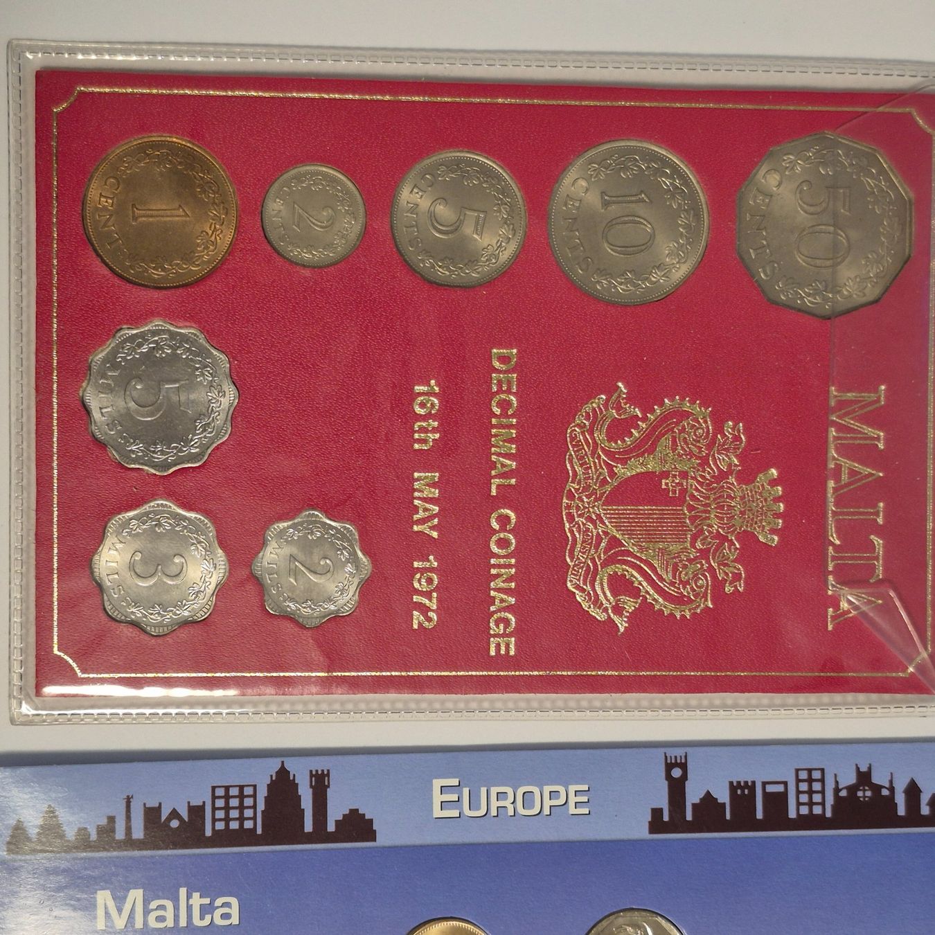 Alle Münzen: 2 x Malta - Münzsatz – Gebraucht aus Schlieren von num.boutique 1