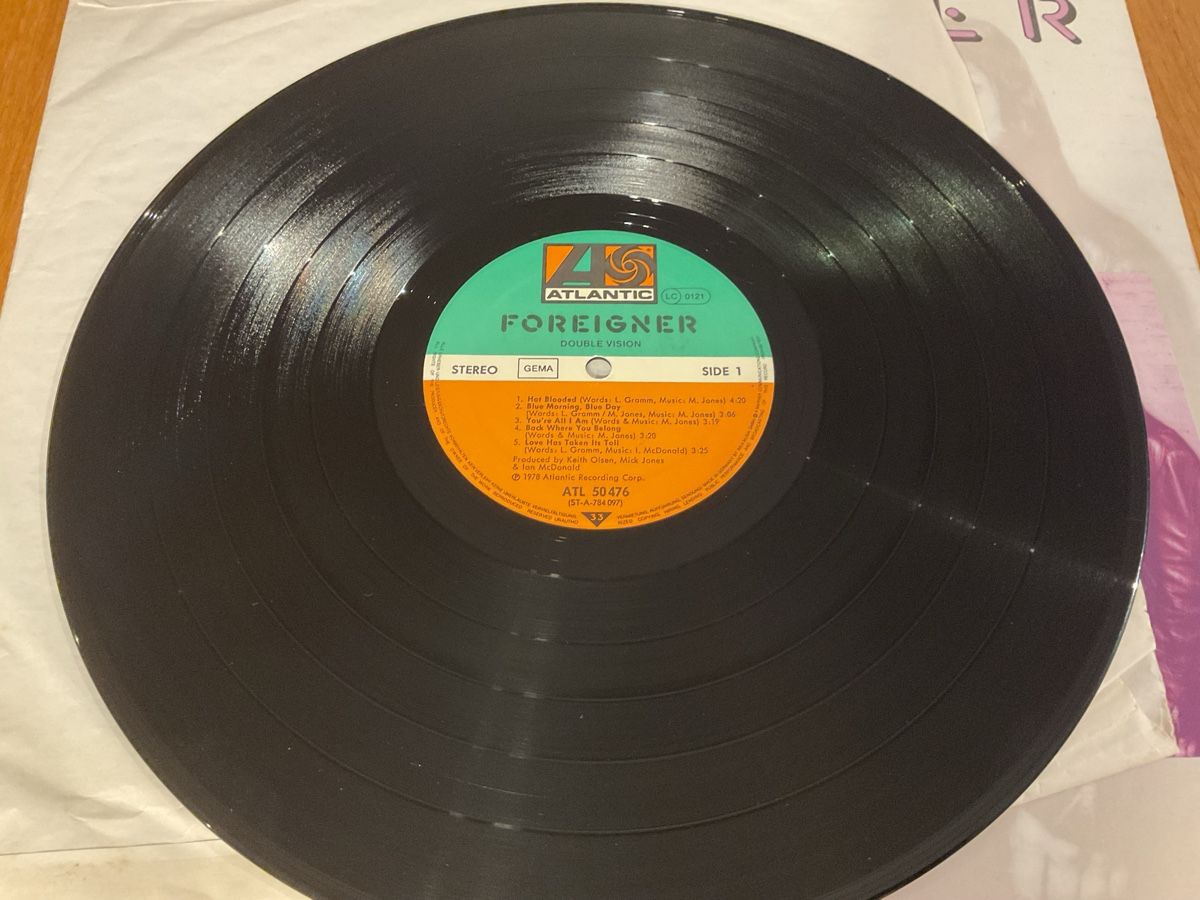 Schallplatten: Foreigner - Double Vision - Top Zustand - Vinyl LP! – Gebraucht aus Steinach von Quarkie 2