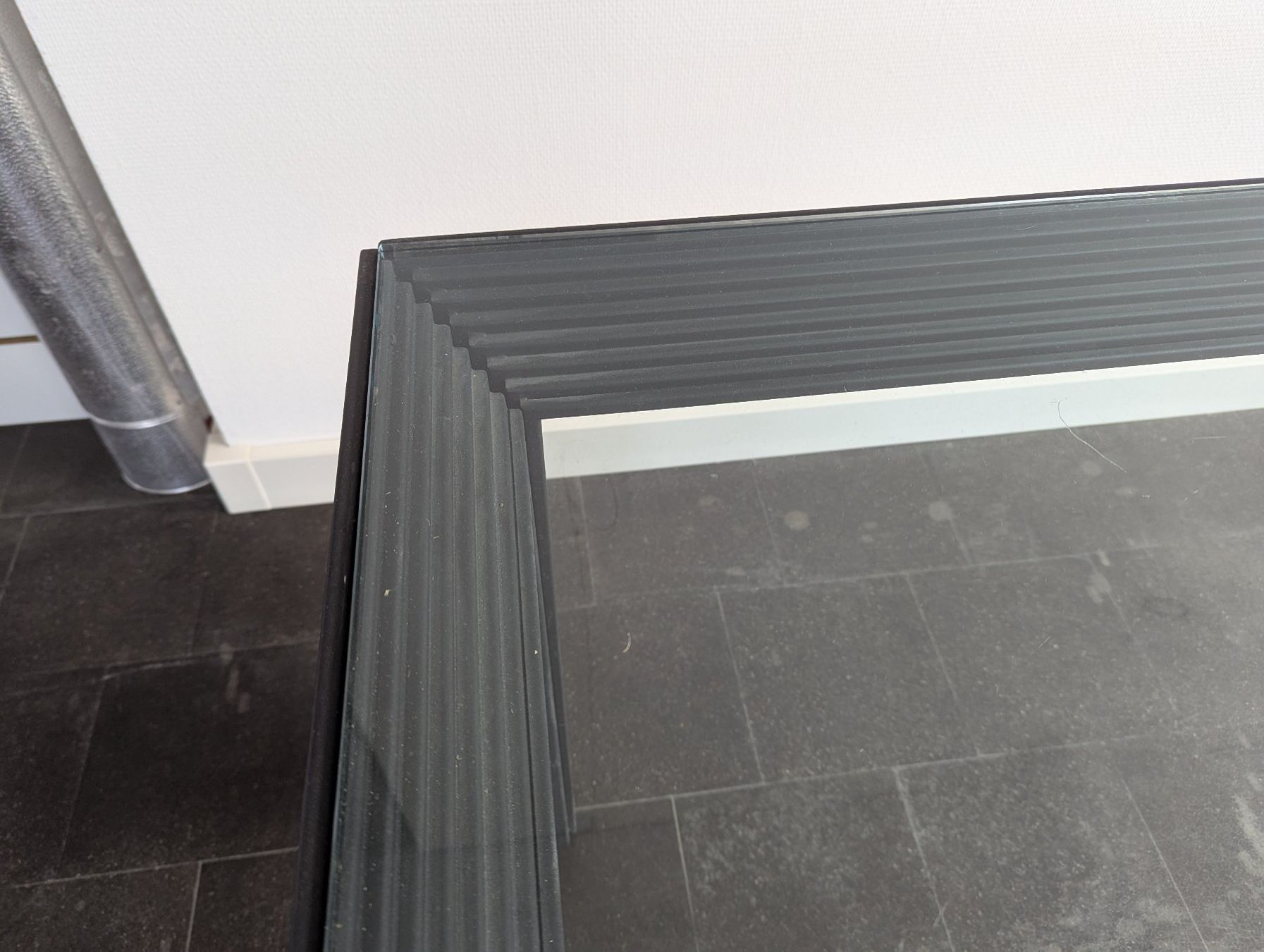 Tavoli: Designer Tisch, Glas mit schwarzem Gestell – Usato da Gebenstorf venduto da Mar-imH25 3