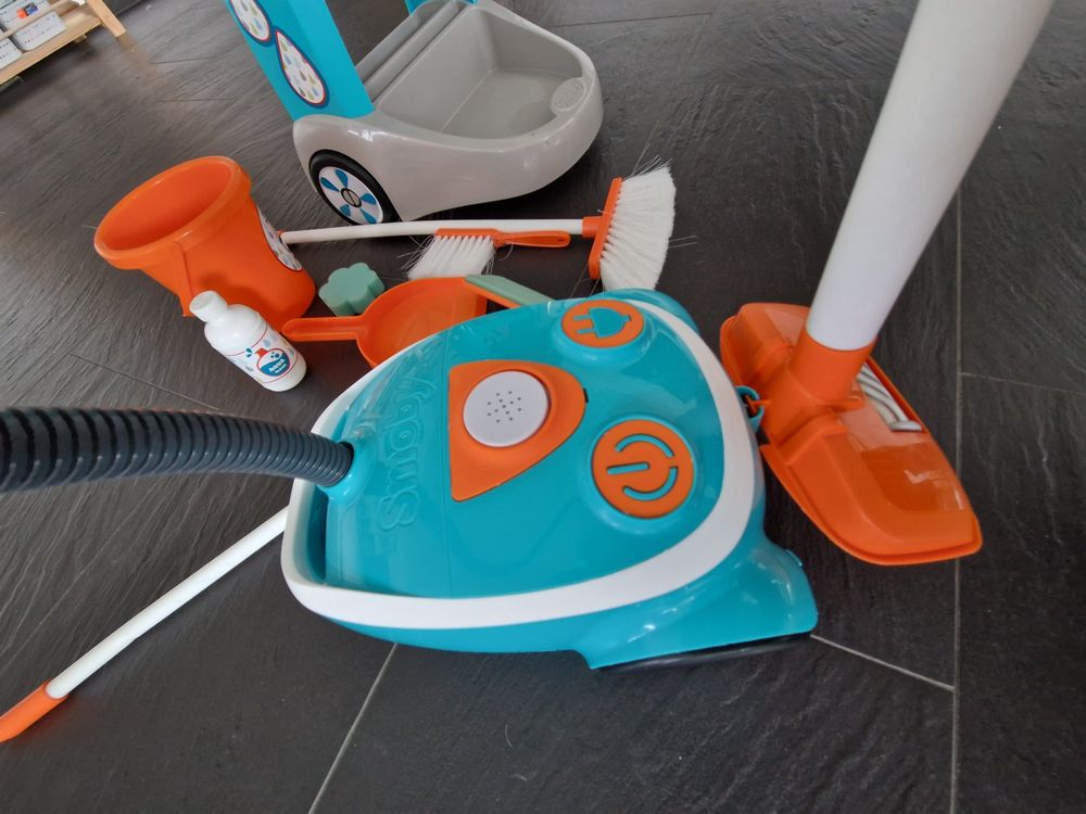 Smoby Putzset Für Kinder - Mit Besen, Schaufel Und Kehrbesen Ab 3 Jahren