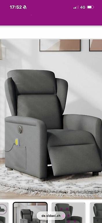 Fauteuils: Elektrischer Fernsehsessel mit Massagefunktion – D'occasion à Obbürgen par bugi6868