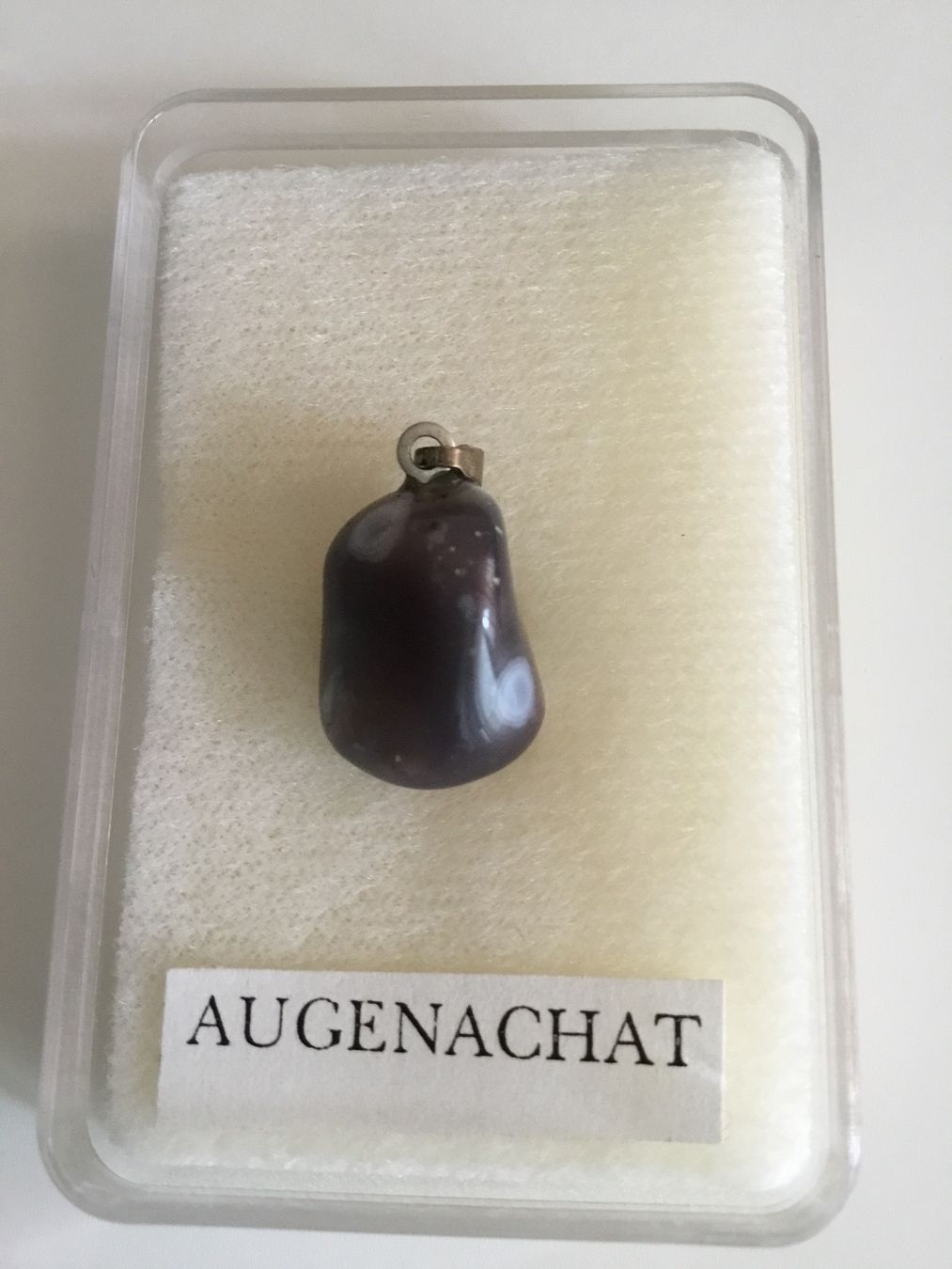 Minerali & Pietre curative: Anhänger Heilstein Augenachat – Nuovo e nell'imballaggio originale da Doppleschwand venduto da lapis106 1