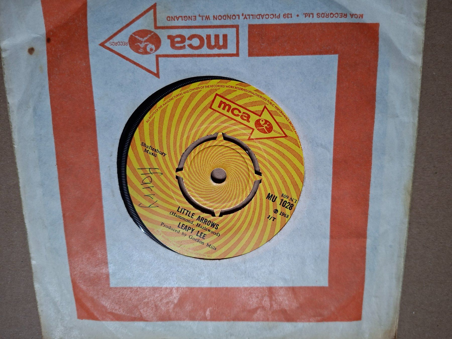 Dischi in vinile: 7" Singles-Sammlung Auflösung: Leapy Lee – Usato da Burg AG venduto da ..machine_rec..