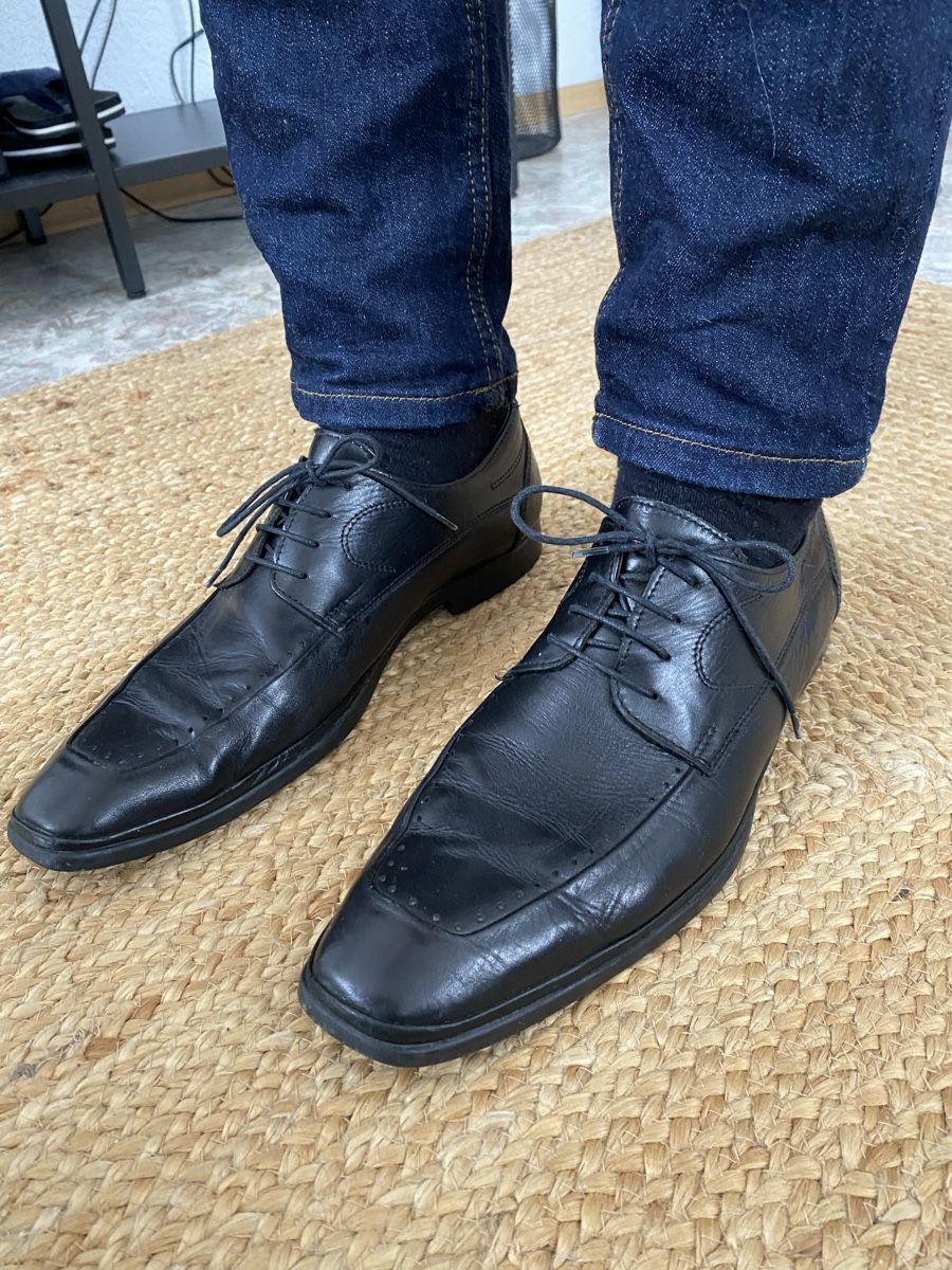 Scarpe da uomo: Herren Schuhe, Schwarz, Grösse 43 – Usato da Kriens venduto da sch_v6nl 1