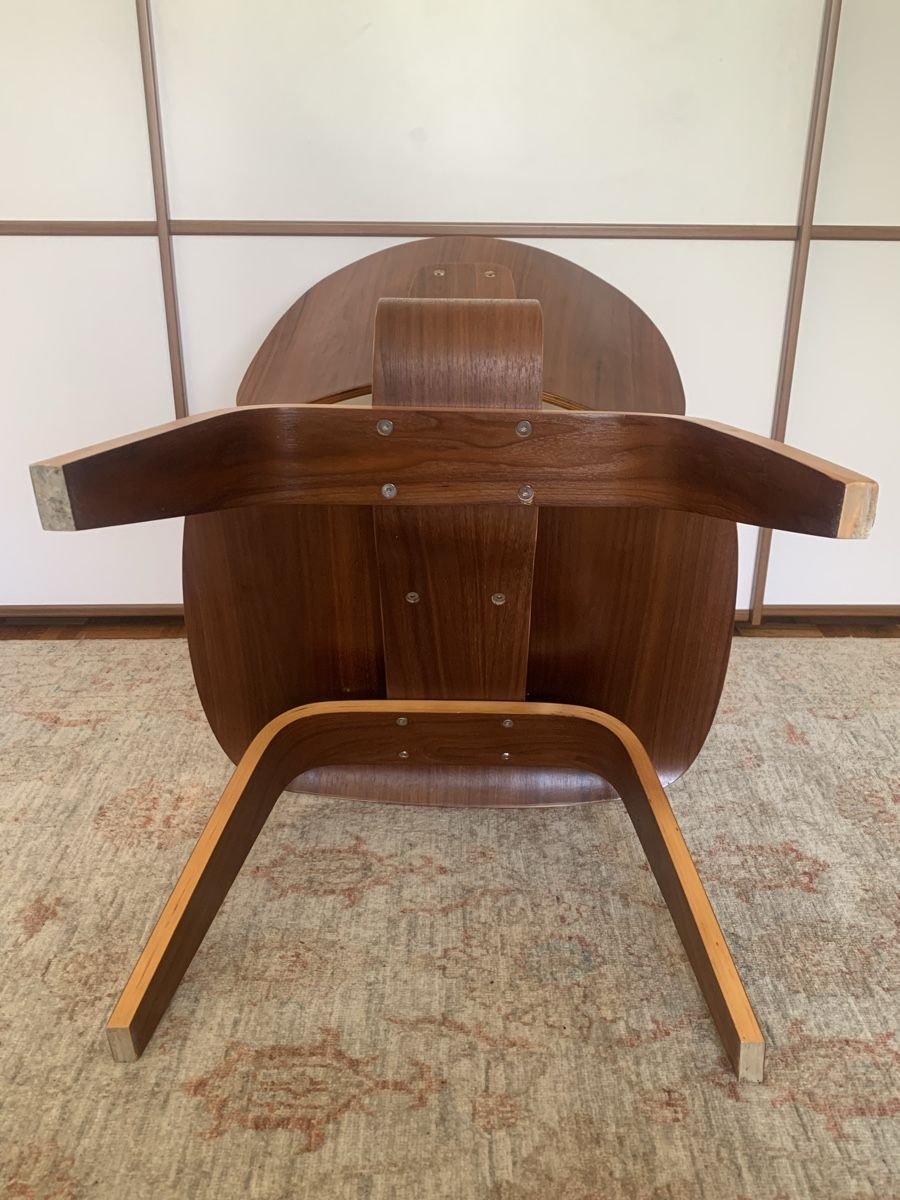 Eames Poltrone: Fauteuil Eames MCW Chaise pour Vitra - Noyer – Usato da Lausanne venduto da Xiaoxi 6