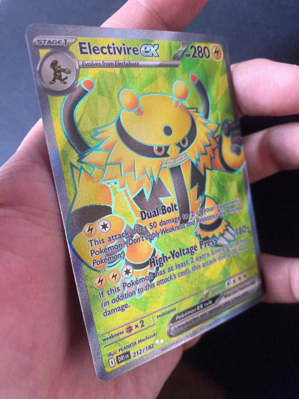 Pokémon Carte collezionabili: Electivire ex 212 - Elevoltek ex - Destined Rivals - EN – Nuovo (secondo la descrizione) da Hausen AG venduto da Shrade 1