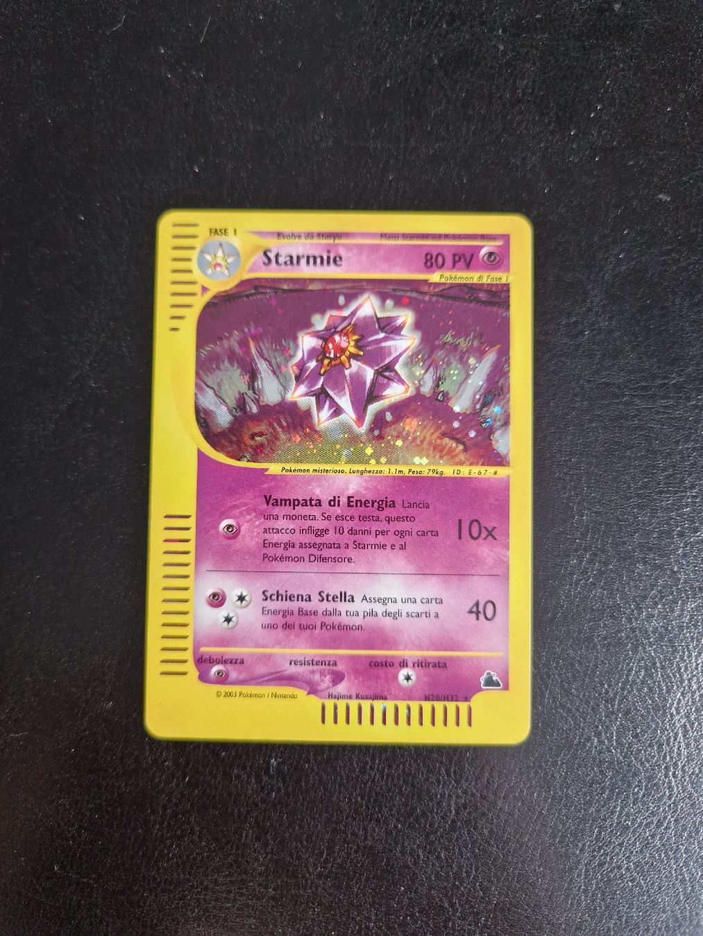 Pokémon Carte collezionabili: Starmi Skyridge – Nuovo (secondo la descrizione) da Giubiasco venduto da MrGru1992