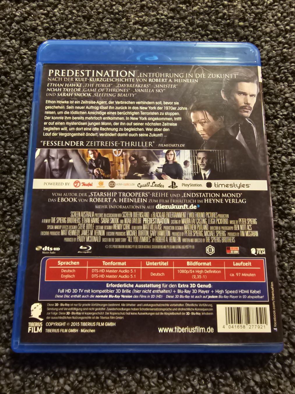 Tous les DVDs: Predestination Blu-ray 3D – D'occasion à Ruswil par jan_bxl5 1