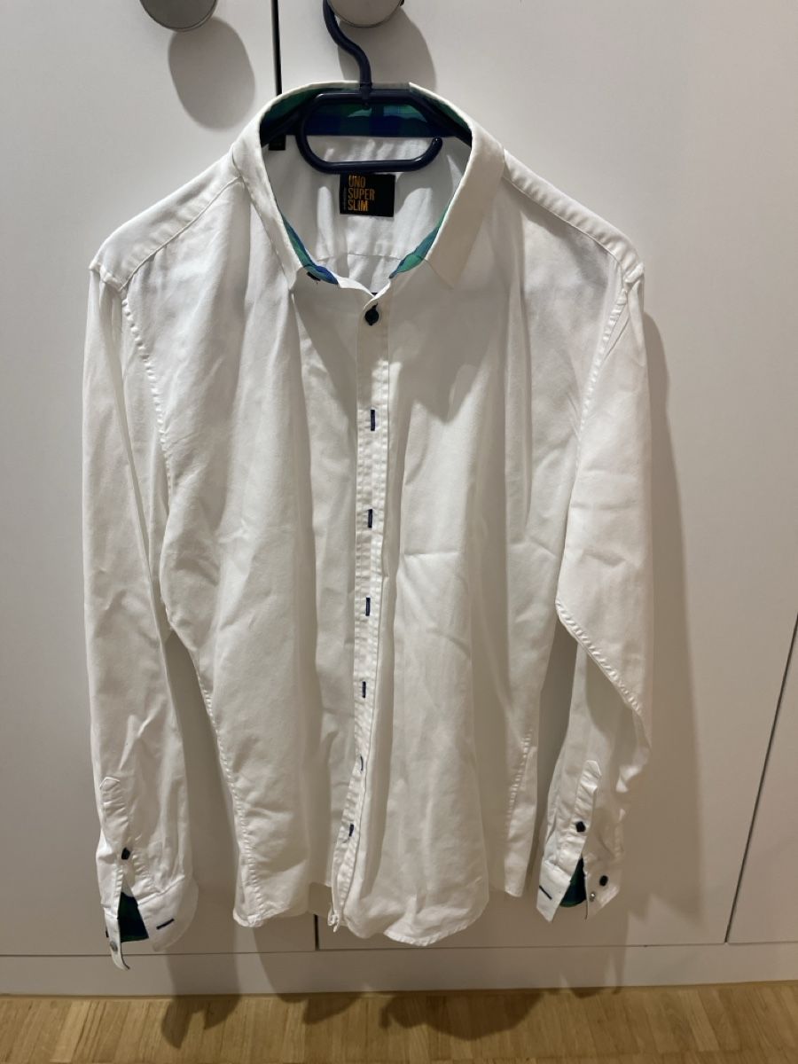 Camicie: Seidenstocker Super Slim Herren Hemd, Grösse 41 – Usato da Zwillikon venduto da Traktorjoe