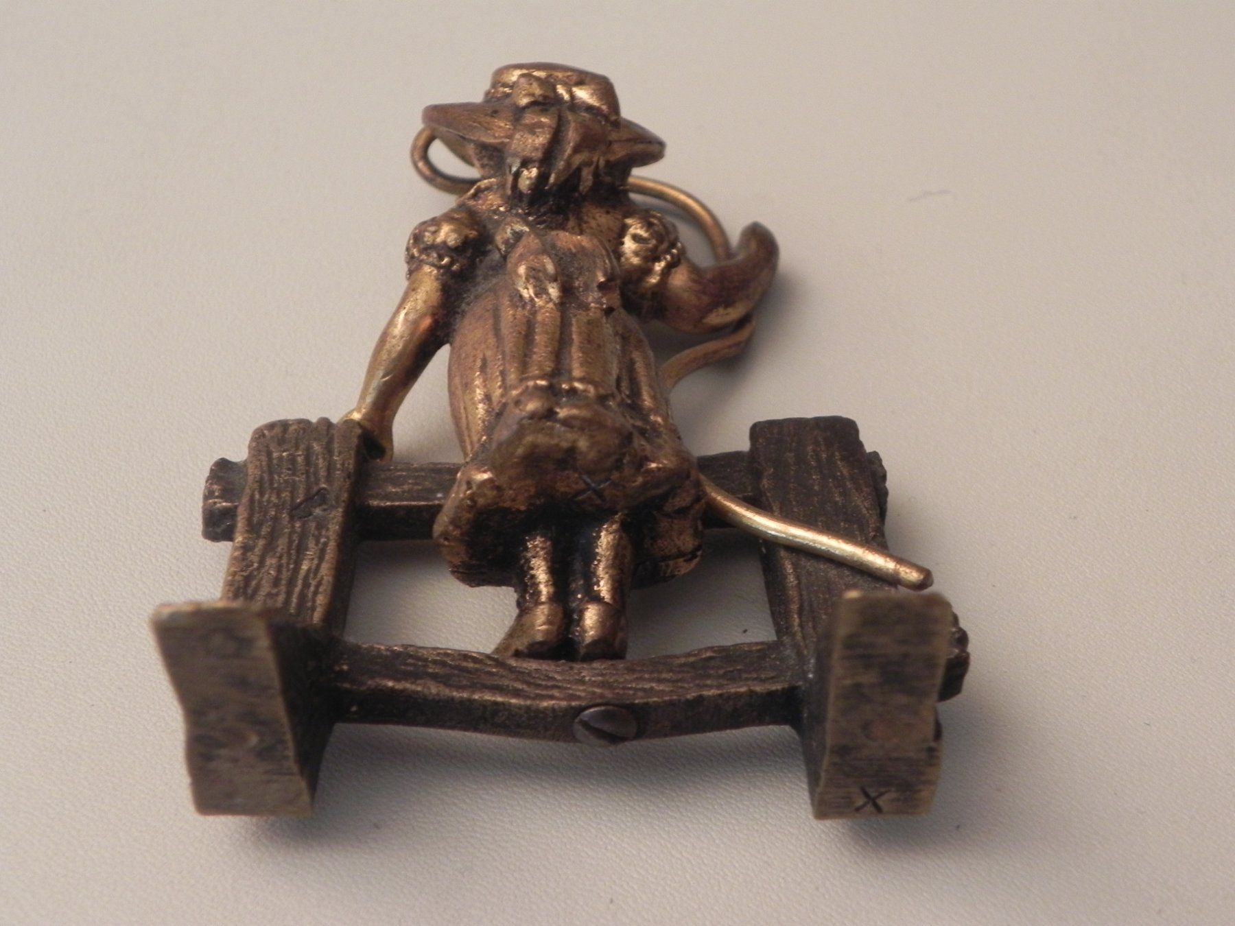 Figuren: Antike kleine Sammelfigur aus Messing oder Bronze – Gebraucht aus Minusio von Lory64 7