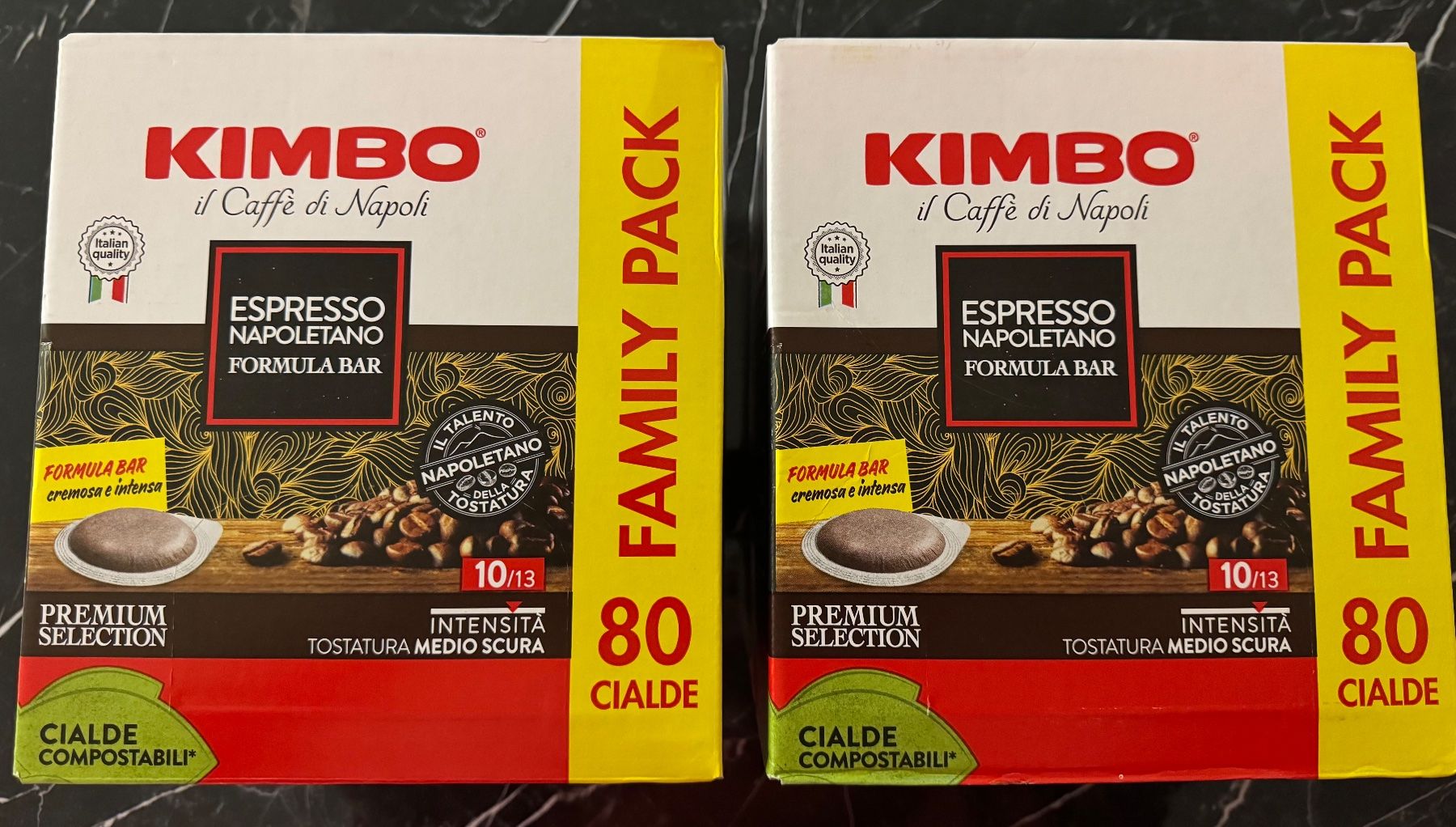 Cibi & Specialità: 2 x Kimbo 80 Pads - Espresso - Formula Bar – Nuovo e nell'imballaggio originale da Mendrisio venduto da mrs_vj8k