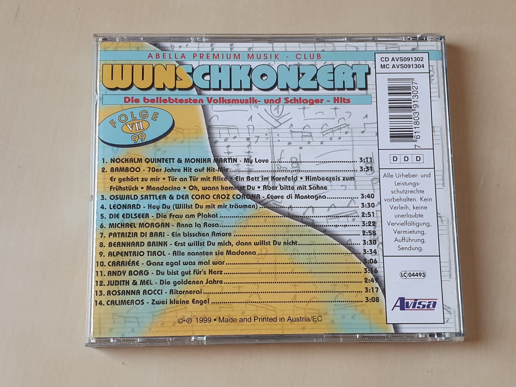 CD: Wunschkonzert 7/99 – Usato da Stansstad venduto da collectorsshop 1