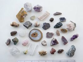 Mineralien  Ganzes   Lot  Gemischt     Räumung (14)
