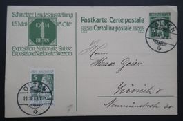 Landi Postkarte 1913 ! mit Pro Juventute  J1  gelaufen