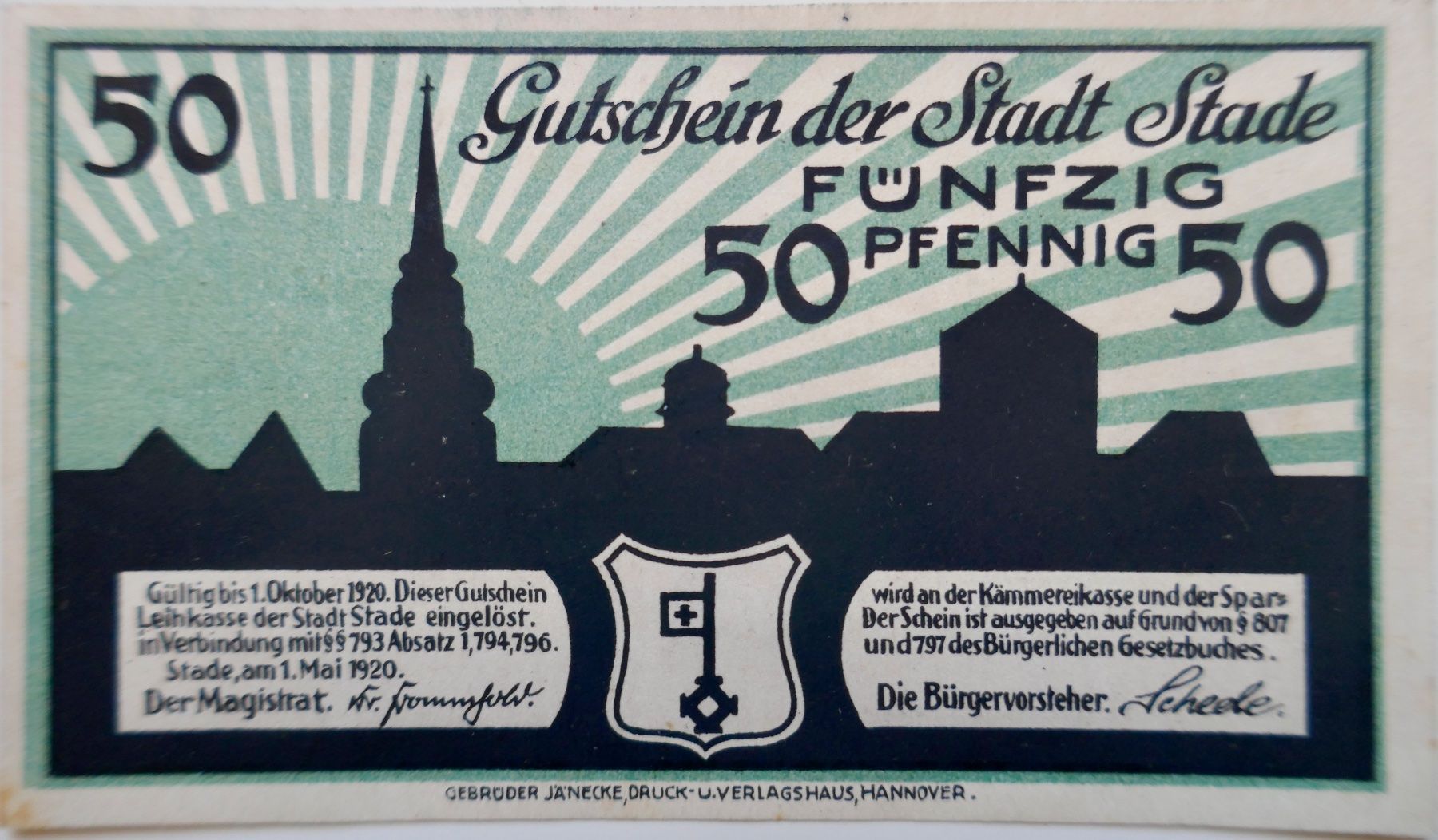 Banconote: 4 Stk Notgeldscheine 1920/1921, – Usato da Möhlin venduto da PHILABARTIS 3