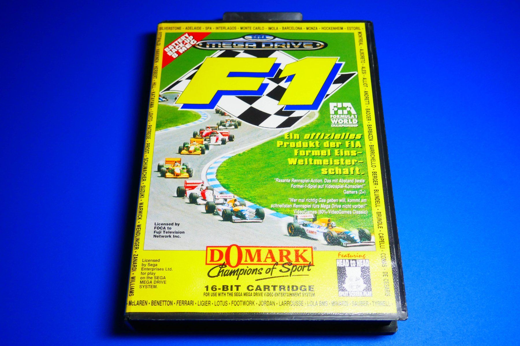 Sega Spiele: F1 - Sega Mega Drive – Gebraucht aus Vuarrens von Espace-Retro