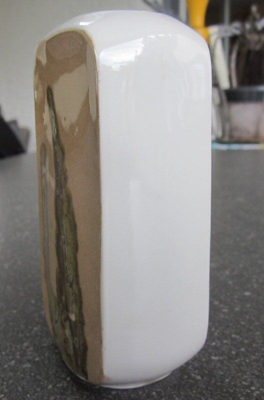 Vasi & Recipienti: Blumenvase mit braunem Decor – Usato da Bischofszell venduto da Pfau0 2