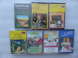 7 Kinderkassetten  Die sieben Raben, Säuli Geschichten....