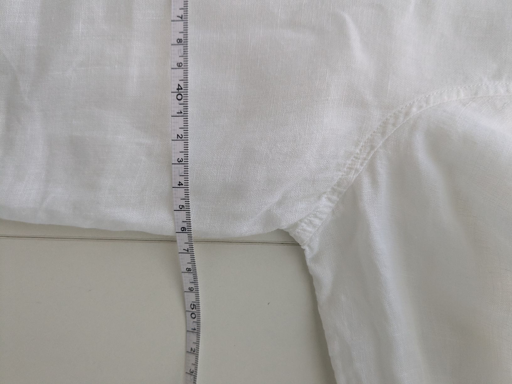 Blusen: Leinen Bluse Weiss, Gr. 34 - Sommerlich! – Gebraucht aus Rorschach von olg_5qq2 2