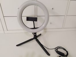Streamer-Light, USB, Halterung für Mobiltelefone (neuwertig)