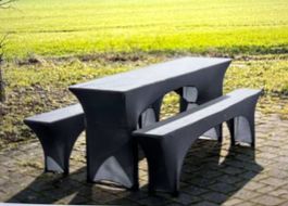 3x Stretch-Hussen-Set(3tlg.) schwarz