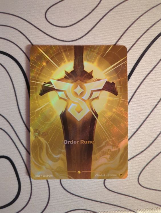 Alt Art. Order Rune // RIFTBOUND// Alternative Art Foil Card (Neu ...