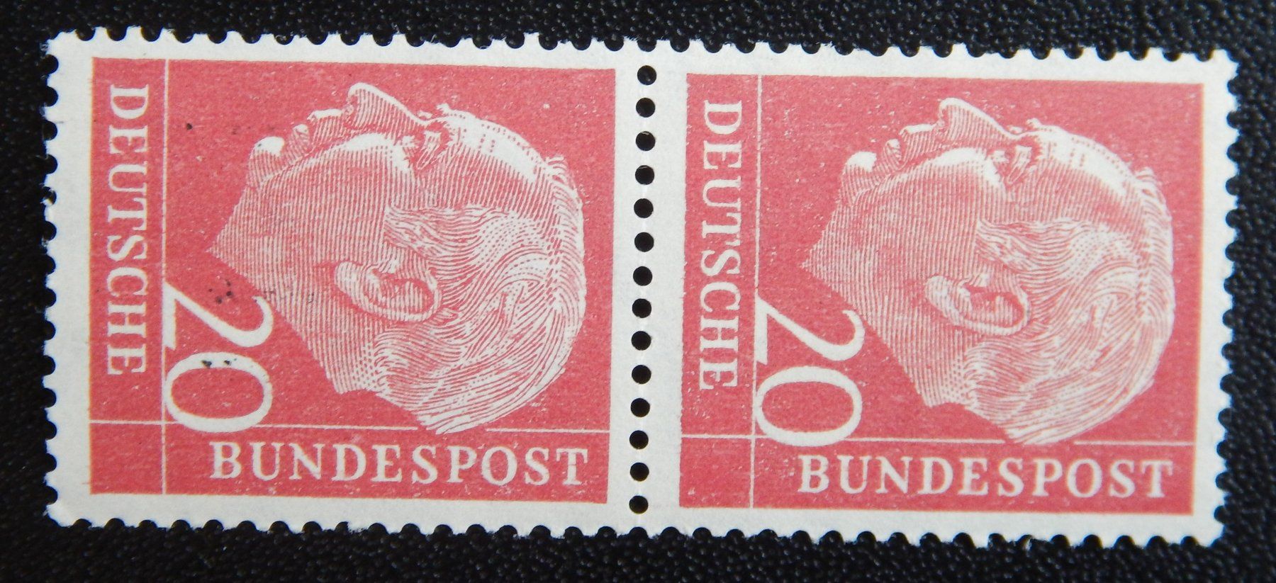 Tutti i francobolli: BRD Kat. 185R ** 1954 Kat. 55 Euro – Usato da Zürich venduto da Muehlekauf