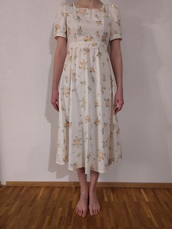 Vintage Blumenkleid, Grösse S