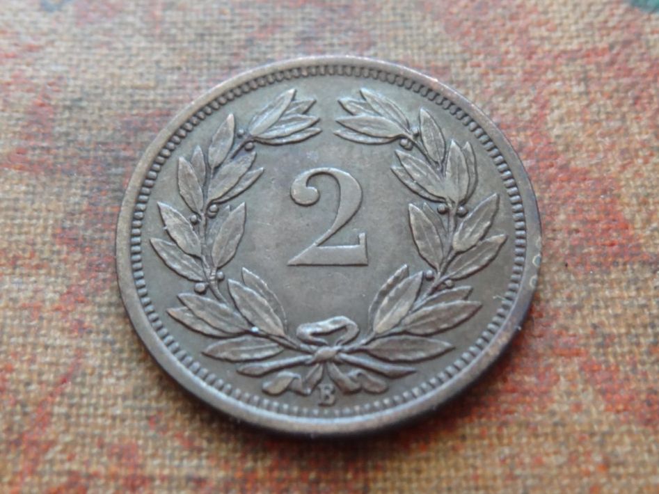 Toutes les monnaies: 2 Rp. 1883   (B) – D'occasion à Romanel-sur-Lausanne par Swift13 1