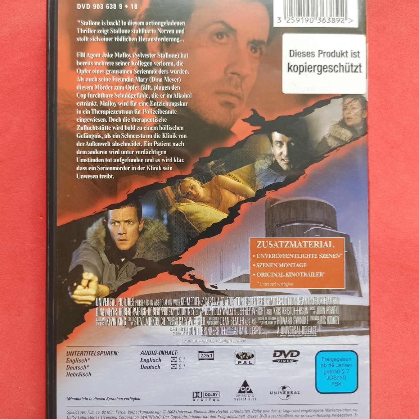 Tutti i DVDs: D-Tox - Im Auge der Angst – Usato da Dübendorf venduto da kb86_MOVIE 1