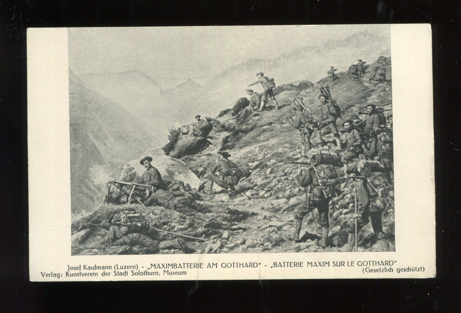 Cartes postales: Maximbatterie am Gotthard – D'occasion à Aarau par Elmaar41