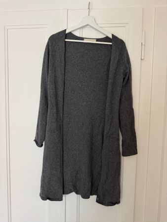 Alude Kaschmir Strickjacke grau in Grösse S