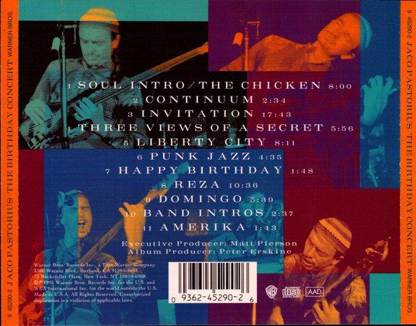 CDs: Bob Mintzer, Jaco Pastorius, Michael Brecker,  Don Alias, – Gebraucht aus Unterbäch VS von cond 1