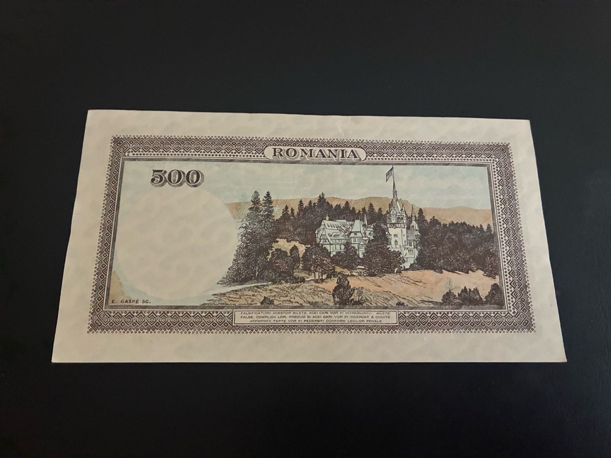 Banconote: 500 lei 1940 – Usato da Dällikon venduto da Woldbanknoten 2