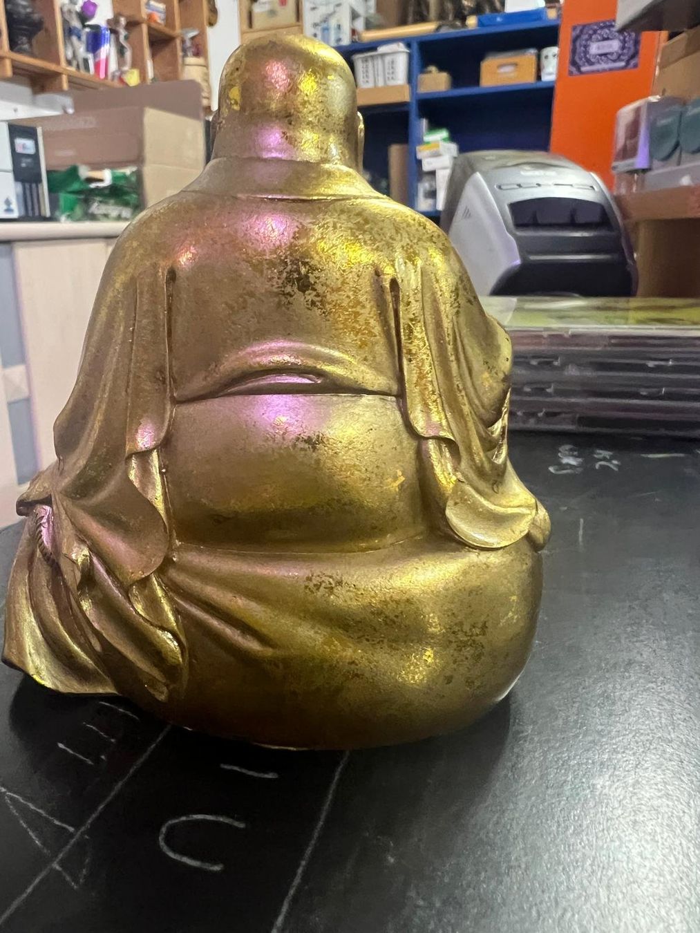 Statuette: Buddha goldfarben 100x95x70mm – Nuovo (secondo la descrizione) da Buchs SG venduto da Pocolocoli 2
