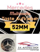 Mercedes Multimedia Taste Logo Emblem Aufkleber 52mm NEU