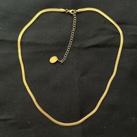 18KGP Goldene Schlange Halskette