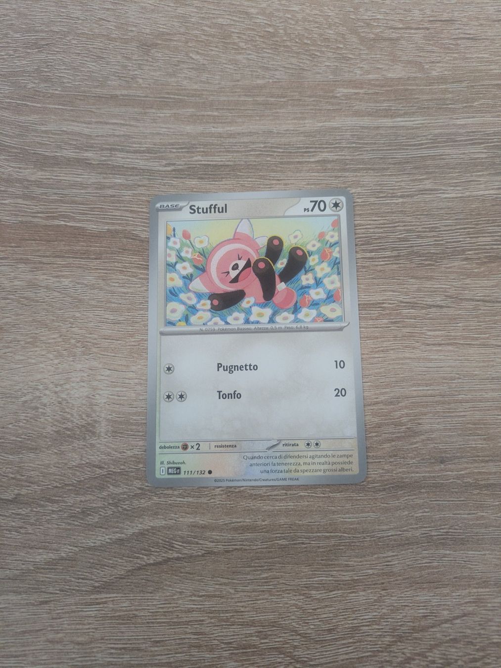 Pokémon Carte collezionabili: STUFFUL, MEGA EVOLUTIONS, MEG 111, COM, 2025, ITA, NM/MT – Usato da Losone venduto da AlpineLayer