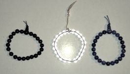3 Mala-Ketten (Meditationsketten) mit Stupa-Spitze!
