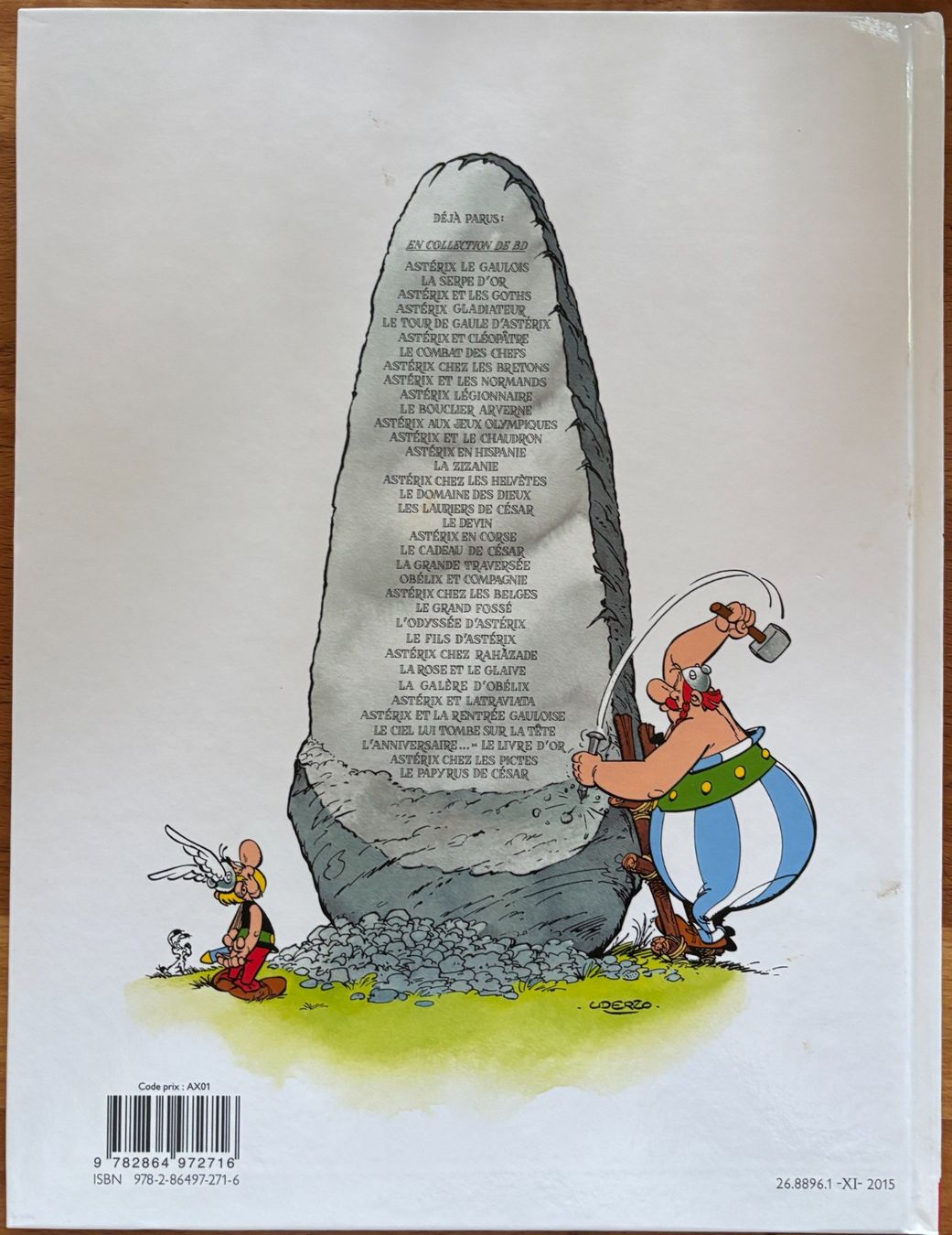 BD: BD Asterix - 36 - Le papyrus de César - français – D'occasion à Lamboing par emi_l6xc 1