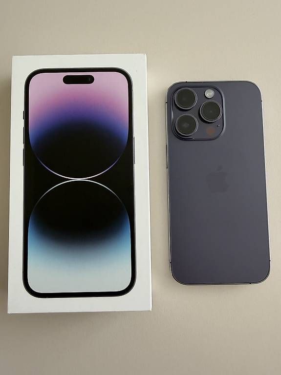 Apple Handys / Smartphones: iPhone 14 Pro Deep Purple 128GB  Top Optik  inkl. Zubehör – Gebraucht aus Steinmaur von MKSKR