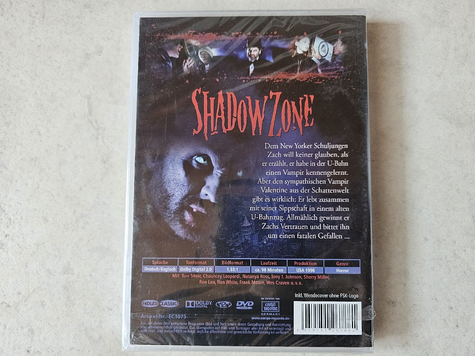 Tutti i DVDs: Shadow Zone - Die Vampire von Manhattan / Fabrikneu – Nuovo e nell'imballaggio originale da Schneisingen venduto da backstore24 1