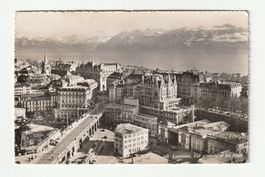 AK Lausanne VD Grand Pont Nähe Morges Alpen 1958, C. Sartori