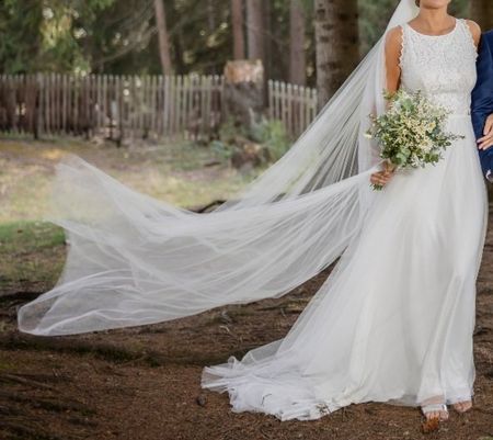 Brautkleid inklusive Schleier / Hochzeitskleid