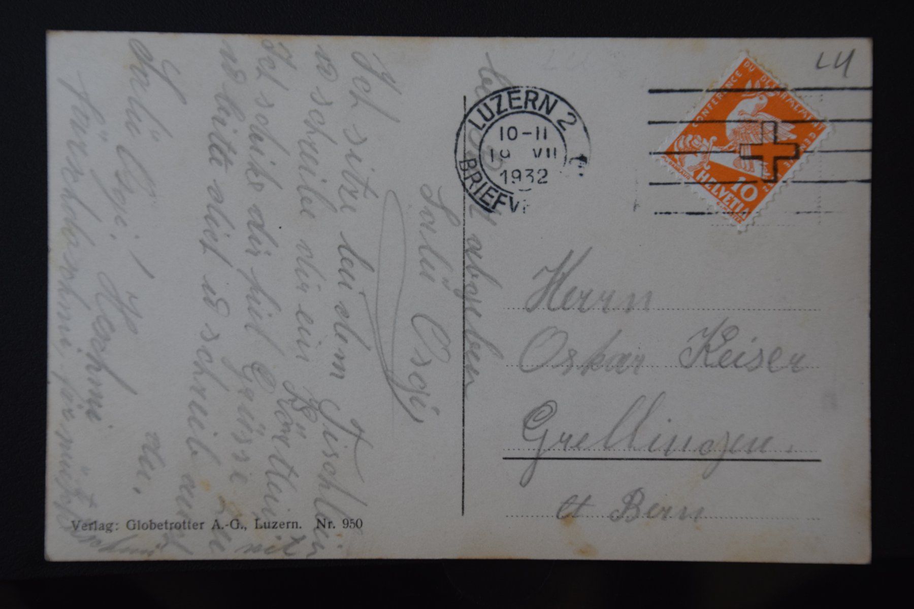 Ansichtskarten: AK Luzern, Ebikon 1932 – Gebraucht aus Luzern von CH2018 1