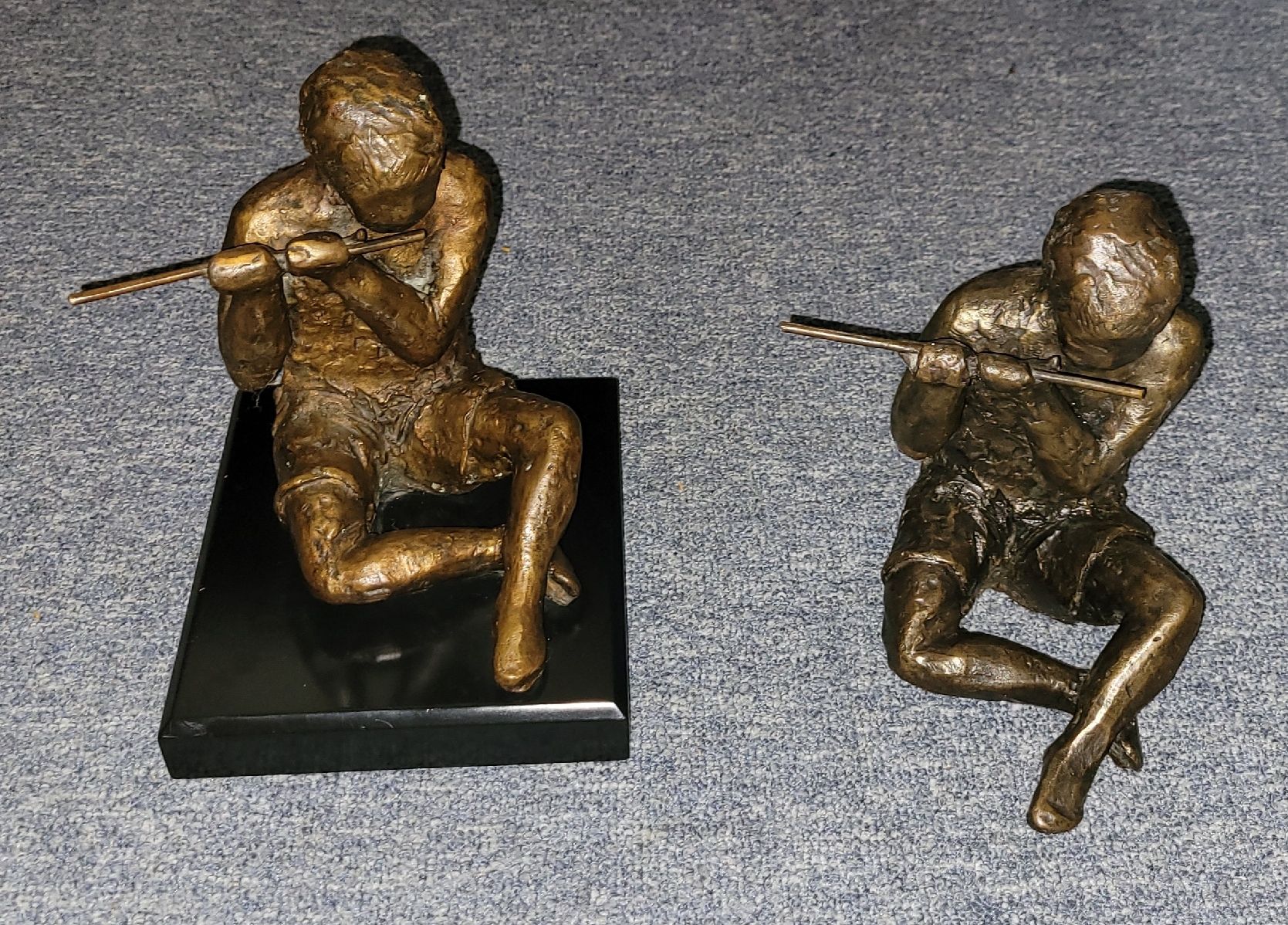 Statuette: Suonatori flato traverso bronzini – Usato da Lugano venduto da Collezionismo59 1