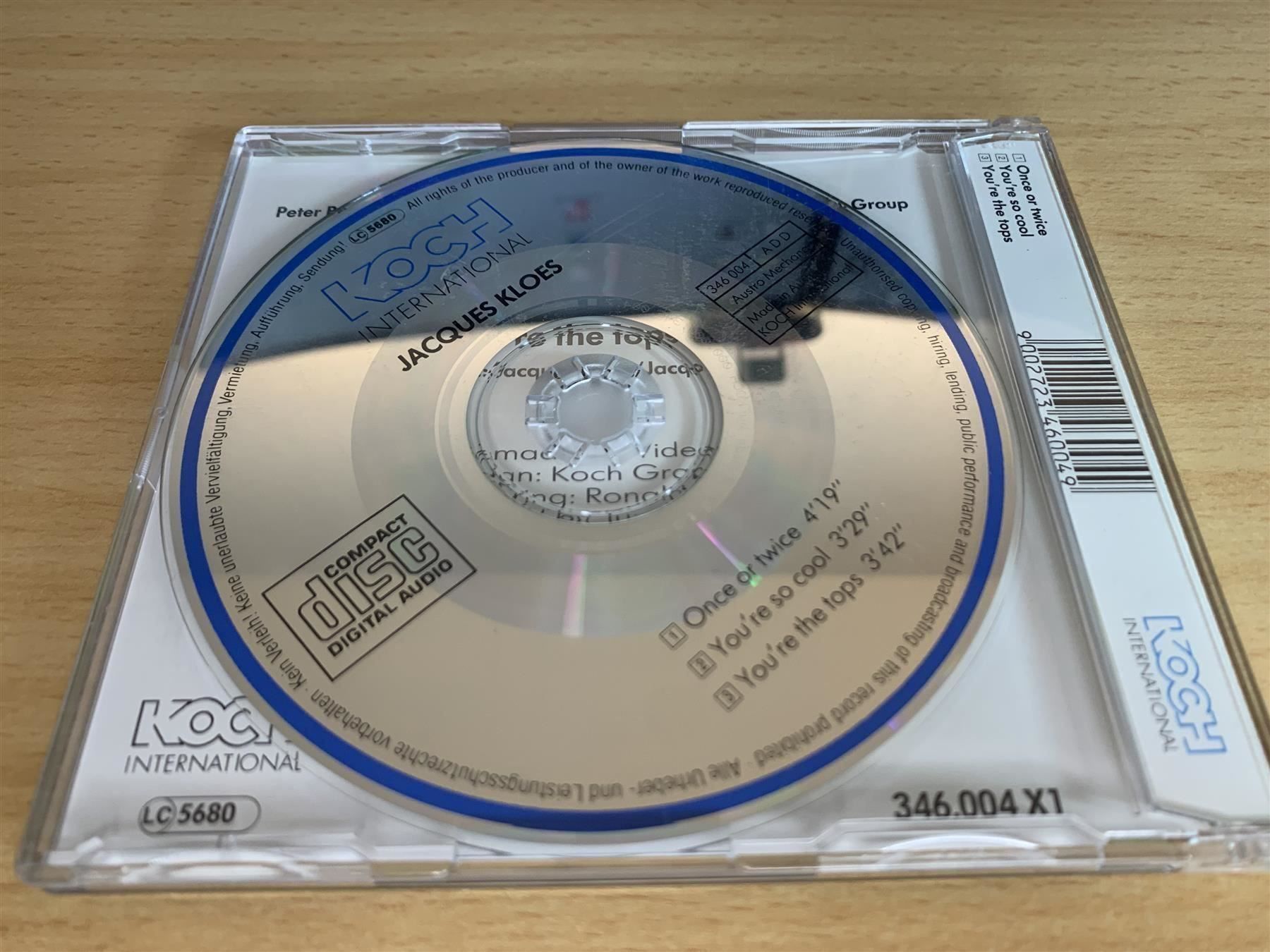 CD: Jacques Kloes – Once Or Twice – Usato da Rikon im Tösstal venduto da Alpenmutz 1